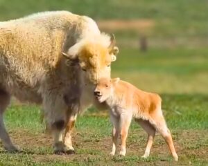 Read more about the article Animals and Hope: Rare White Bison Born in Wyoming Sparks Awe Across America