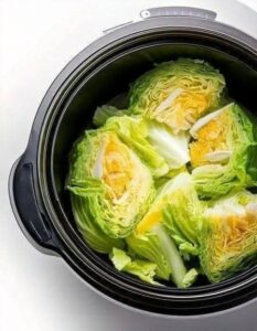 Read more about the article Insurance for Comfort Food: Slow Cooker Cabbage and Smoked Sausage – A Hearty, One-Pot Meal in 6 Hours