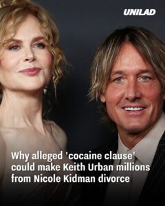 Read more about the article Keith Urban Could Pocket Millions From Alleged ‘Cocaine Clause’ in Nicole Kidman Prenup