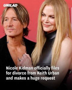 Read more about the article Nicole Kidman Officially Files for Divorce from Keith Urban and Requests Primary Custody of Daughters