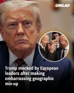 Read more about the article Trump Mocked by European Leaders After Embarrassing Geography Mix-Up