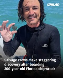 Read more about the article Salvage Crews Unearth $1 Million Treasure From 300-Year-Old Florida Shipwreck