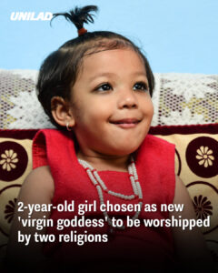 Read more about the article 2-Year-Old Girl Crowned Nepal’s New ‘Virgin Goddess’