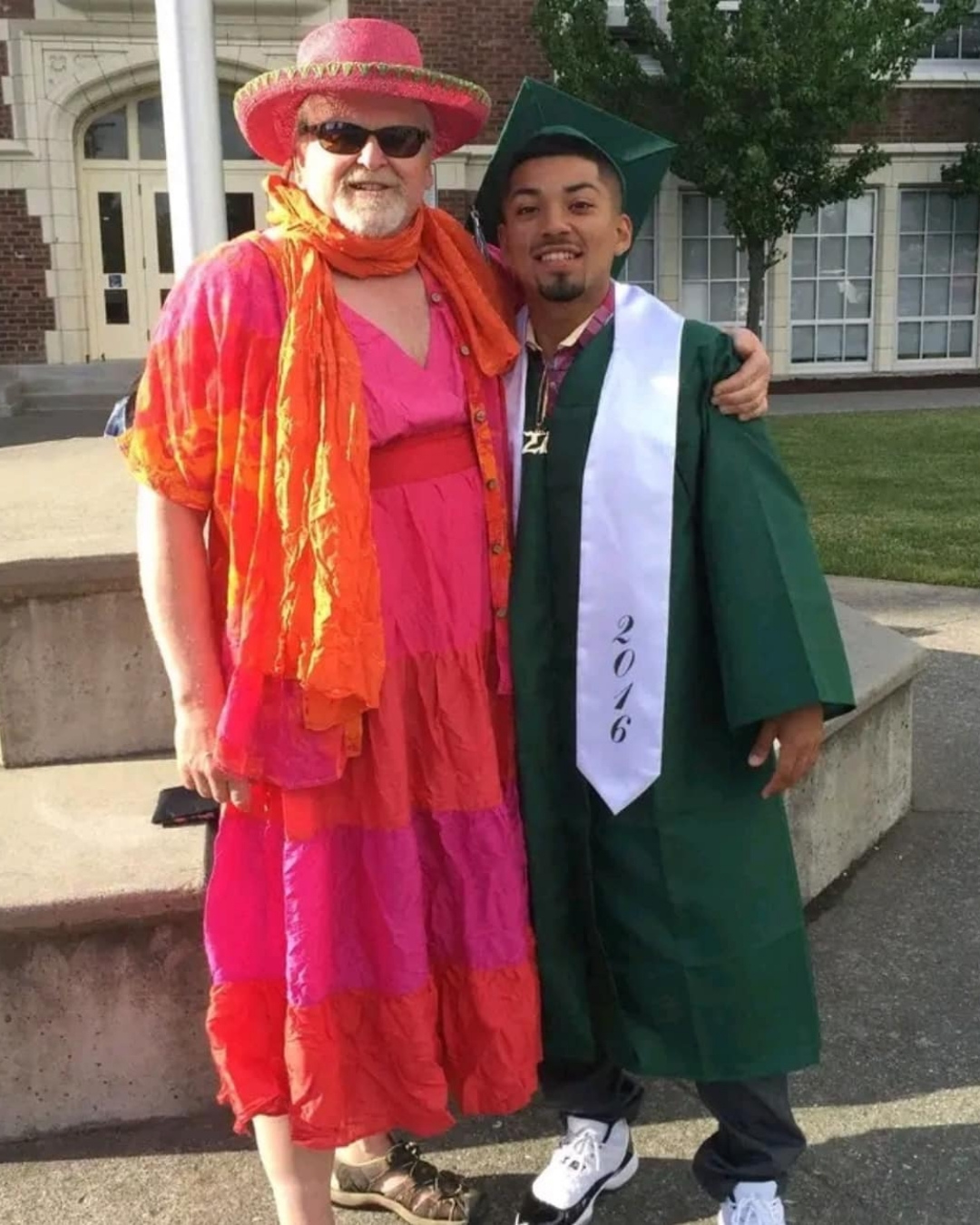 You are currently viewing A Teacher’s Promise: The Story of Why He Wore a Pink Dress to Graduation