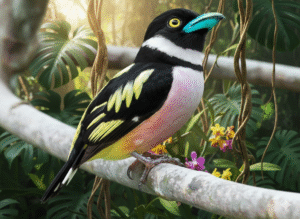 Read more about the article The Vibrant Black-and-yellow Broadbill