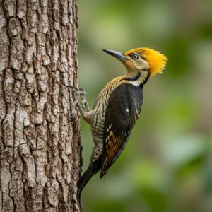 Read more about the article The Blond-crested Woodpecker: A Tropical Beauty of the Forest
