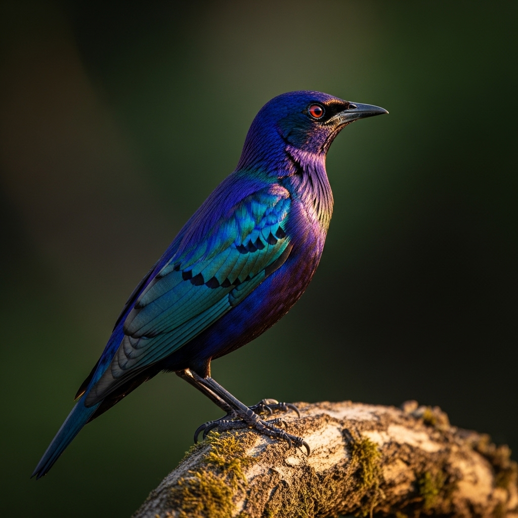 You are currently viewing The Violet-backed Starling: Africa’s Most Colorful Songbird