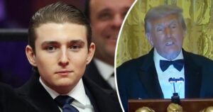Read more about the article Donald Trump makes surprising comment about his relationship with Barron at White House dinner