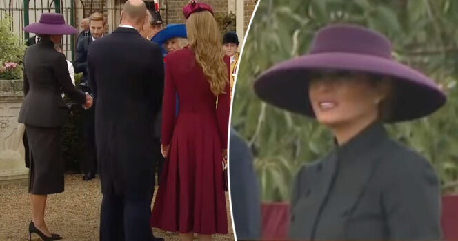 You are currently viewing How Melania reacted to King Charles’ ‘cheeky’ joke