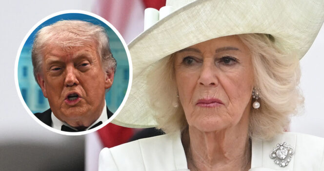 You are currently viewing Donald Trump branded “classless” over behavior towards Queen Camilla